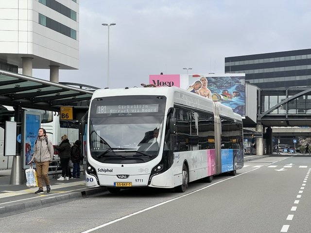 Foto van CXX VDL Citea SLFA-181 Electric 9711 Gelede bus door Stadsbus