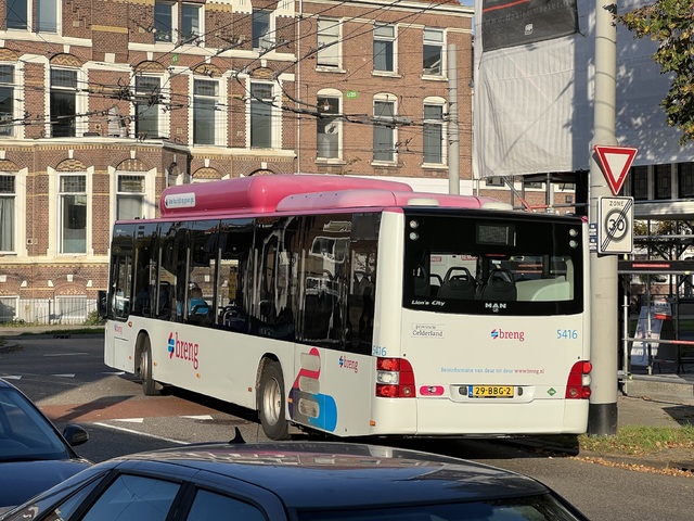 Foto van HER MAN Lion's City CNG 5416 Standaardbus door Stadsbus