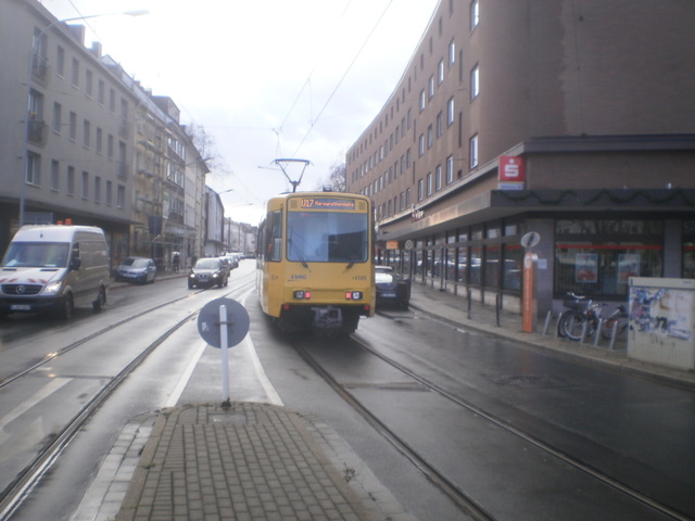Foto van RBN Stadtbahnwagen B 5105 Tram door_gemaakt Perzik