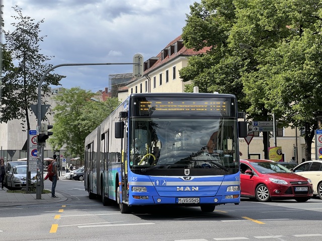Foto van MVG MAN Lion's City G 5545 Gelede bus door_gemaakt Stadsbus