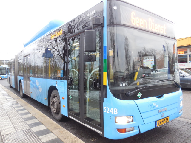Foto van KEO MAN Lion's City G CNG 5248 Gelede bus door Stadsbus