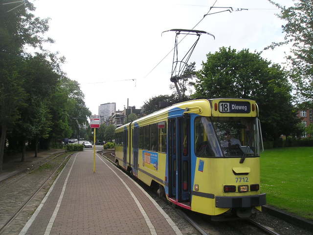Foto van MIVB Brusselse PCC 7712 Tram door Perzik