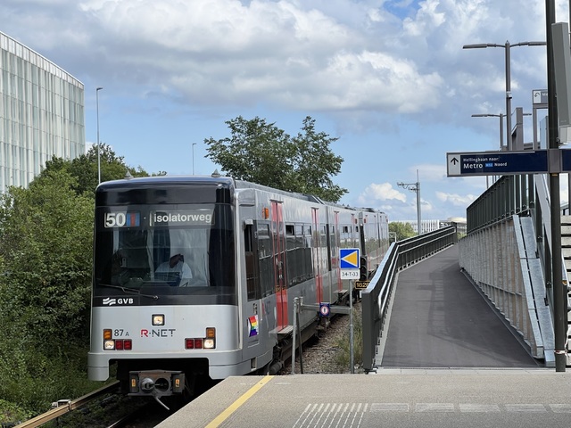 Foto van GVB S3/M4 87 Metro door Stadsbus