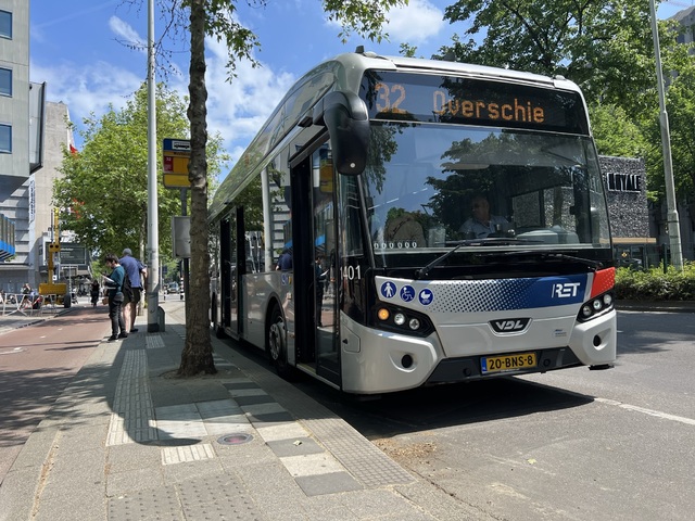 Foto van RET VDL Citea SLF-120 Electric 1401 Standaardbus door Stadsbus