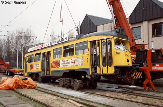 Foto van HTM Haagse PCC 1115 Tram door RW2014