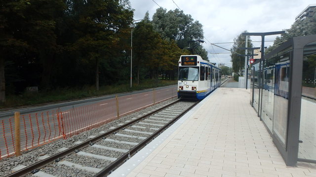 Foto van GVB 11G-tram 907 Tram door Perzik