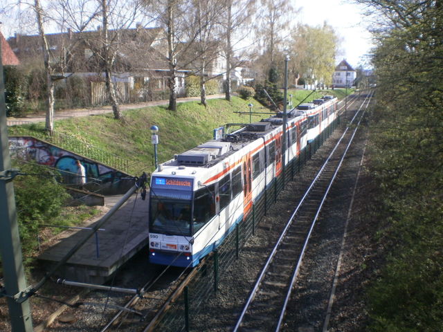 Foto van MoBiel Stadtbahnwagen M/N 8 590 Tram door_gemaakt Perzik