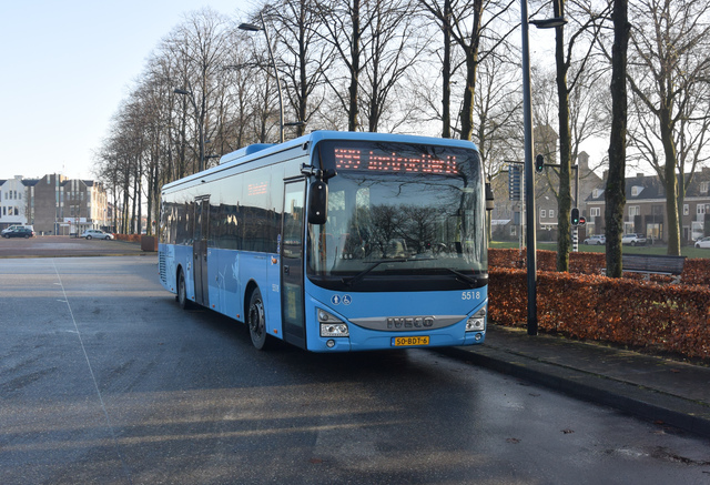 Foto van OVinIJ Iveco Crossway LE (12mtr) 5518 Standaardbus door NLRail