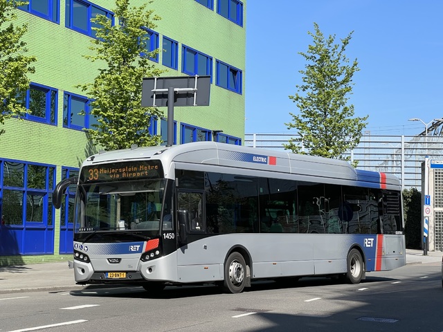 Foto van RET VDL Citea SLF-120 Electric 1450 Standaardbus door Stadsbus