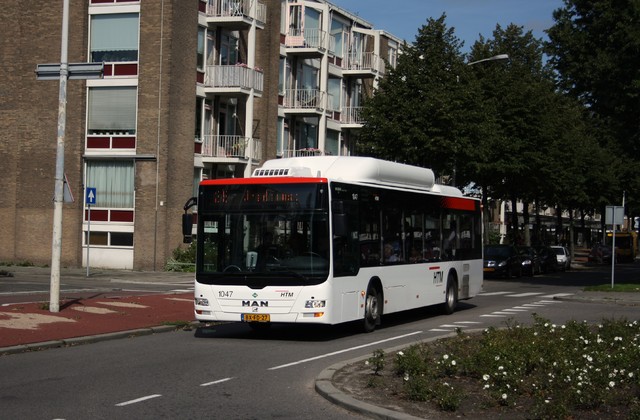 Foto van HTM MAN Lion's City CNG 1047 Standaardbus door dmulder070