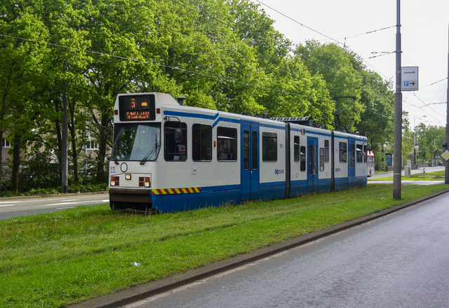 Foto van GVB 11G-tram 911 Tram door NLRail