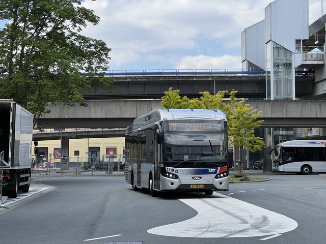 Foto van RET VDL Citea SLE-120 Hybrid 1272 Standaardbus door Stadsbus