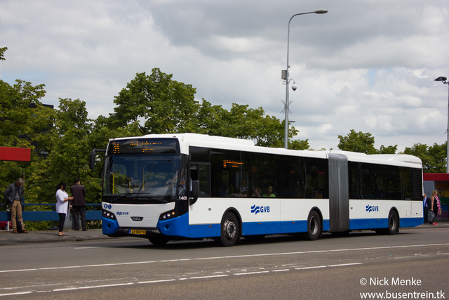 Foto van GVB VDL Citea SLFA-180 1409 Gelede bus door Busentrein