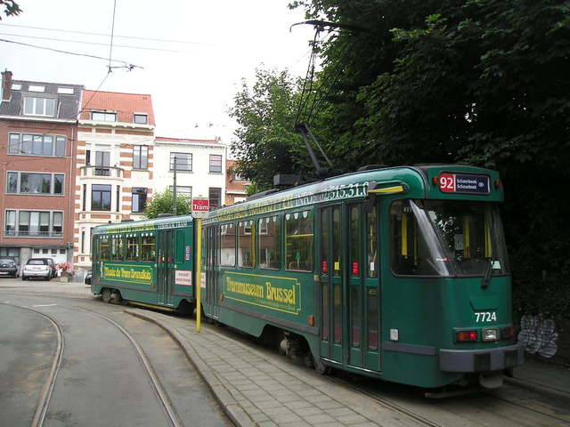 Foto van MIVB Brusselse PCC 7724 Tram door Perzik