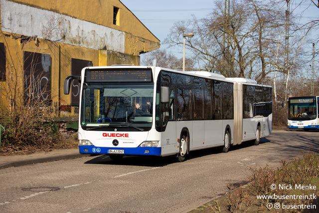 Foto van Quecke Mercedes-Benz Citaro G 2047 Gelede bus door Busentrein