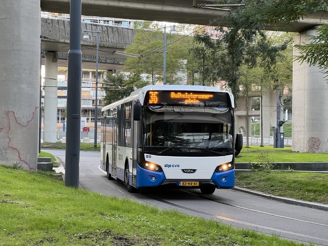 Foto van GVB VDL Citea SLF-120 1101 Standaardbus door Stadsbus