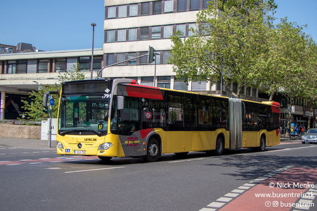 Foto van TEC Mercedes-Benz Citaro G 5791 Gelede bus door_gemaakt Busentrein