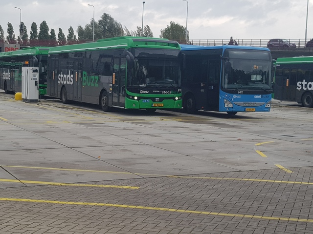 Foto van QBZ Iveco Crossway LE (13mtr) 6411 Standaardbus door treinspotter-Dordrecht-zuid