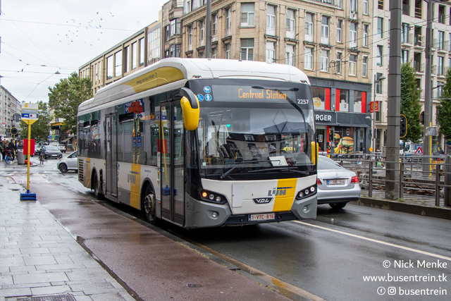 Foto van DeLijn VDL Citea SLE-120 Hybrid 2257 Standaardbus door Busentrein