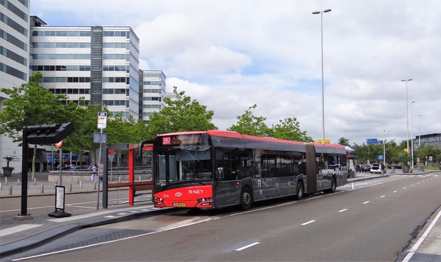 Foto van CXX Solaris Urbino 18 9316 Gelede bus door OVdoorNederland