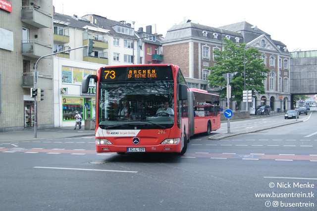 Foto van ASEAG Mercedes-Benz Citaro G 294 Gelede bus door_gemaakt Busentrein