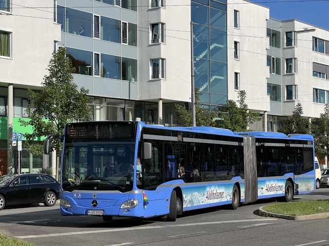 Foto van MVG Mercedes-Benz Citaro G 5584 Gelede bus door Stadsbus