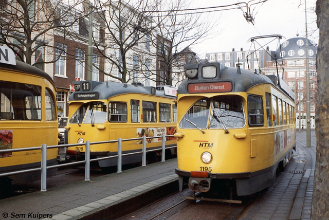 Foto van HTM Haagse PCC 1195 Tram door RW2014