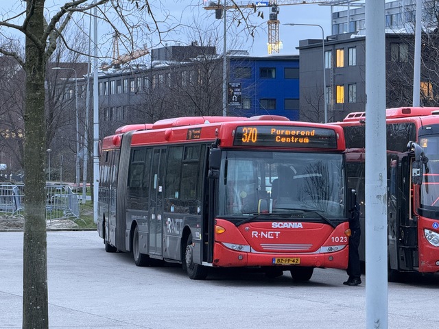 Foto van EBS Scania OmniLink G 1023 Gelede bus door_gemaakt Stadsbus
