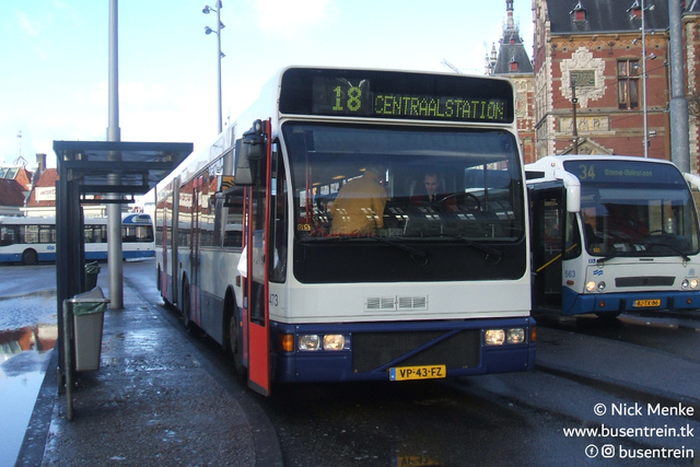 Foto van GVB Hainje ST2000 G 473 Gelede bus door Busentrein