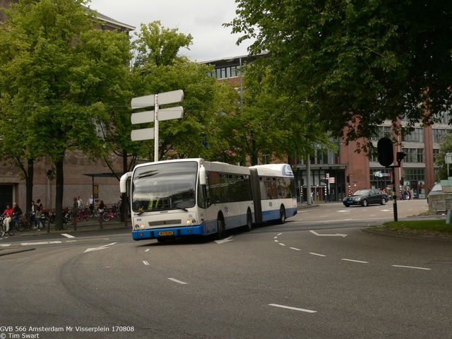 Foto van GVB Berkhof Jonckheer G 566 Gelede bus door_gemaakt tsov