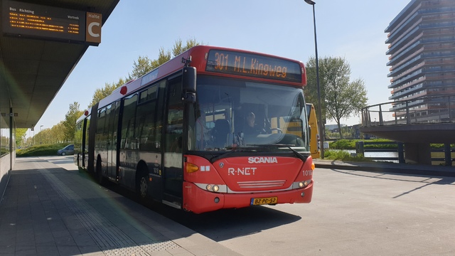 Foto van EBS Scania OmniLink G 1018 Gelede bus door OVfotoNL