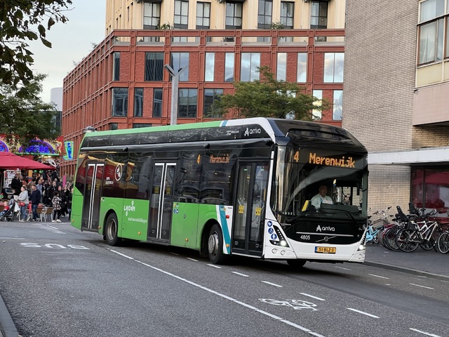 Foto van ARR Volvo 7900 Electric 4805 Standaardbus door Stadsbus