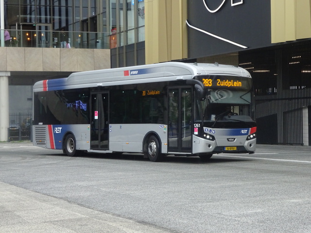 Foto van RET VDL Citea SLE-120 Hybrid 1261 Standaardbus door Rotterdamseovspotter