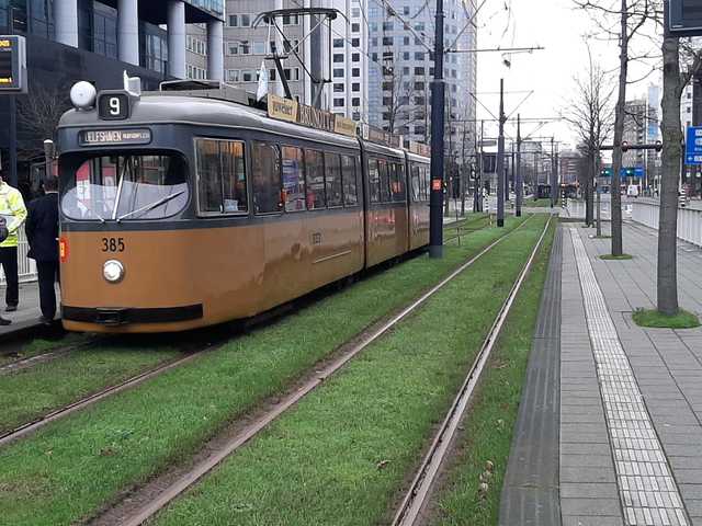 Foto van RoMeO Rotterdamse Düwag GT8 385 Tram door_gemaakt vrijgezel