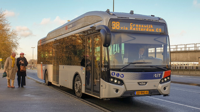 Foto van RET VDL Citea SLF-120 Electric 1401 Standaardbus door MetroRET
