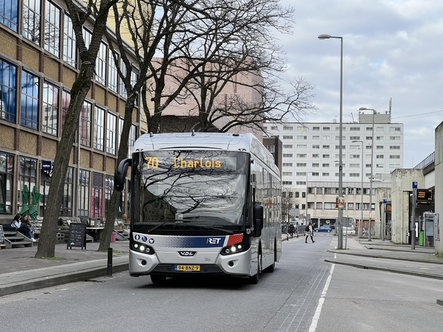 Foto van RET VDL Citea SLE-120 Hybrid 1246 Standaardbus door_gemaakt Stadsbus