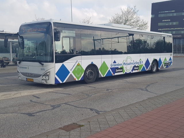 Foto van CXX Iveco Crossway LE (13mtr) 5573 Standaardbus door treinspotter-Dordrecht-zuid