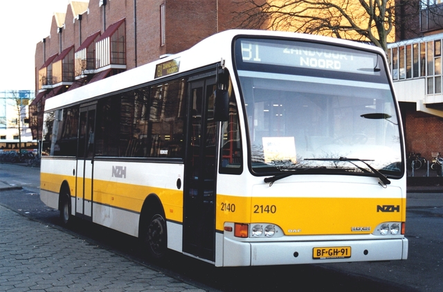 Foto van NZH Berkhof 2000NL 2140 Standaardbus door wyke2207