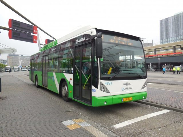 Foto van ARR Van Hool A300 Hybrid 4884 Standaardbus door Stadsbus