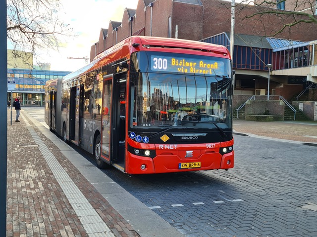 Foto van CXX Ebusco 2.2 (18mtr) 9837 Gelede bus door MichaelAarts