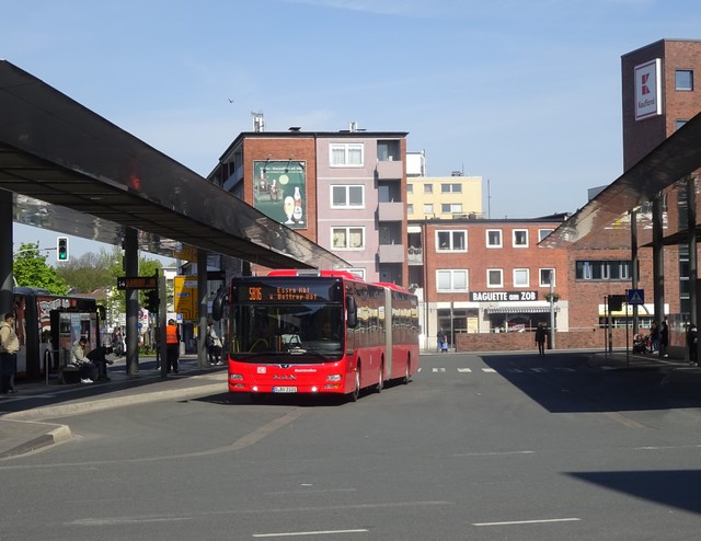 Foto van DBRLB MAN Lion's City G 2101 Gelede bus door Rotterdamseovspotter