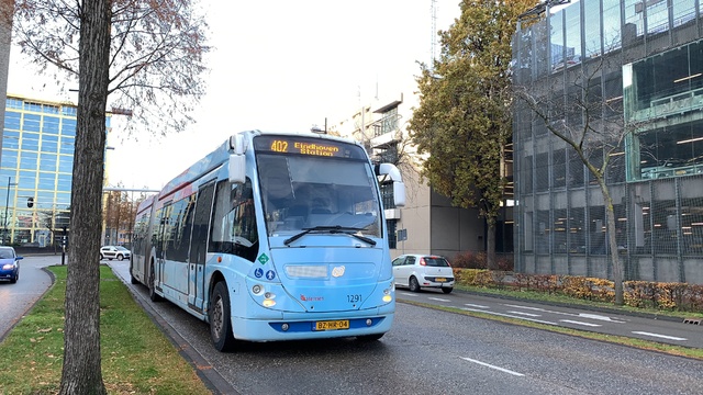 Foto van HER APTS Phileas Fuel Cell 1291 Gelede bus door_gemaakt Stadsbus