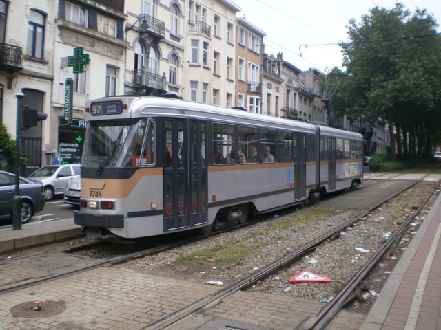 Foto van MIVB Brusselse PCC 7745 Tram door Perzik