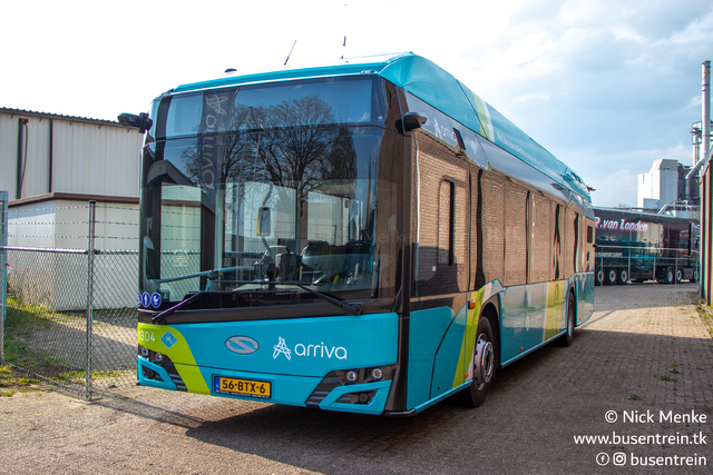 Foto van ARR Solaris Urbino 12 hydrogen 1304 Standaardbus door_gemaakt Busentrein