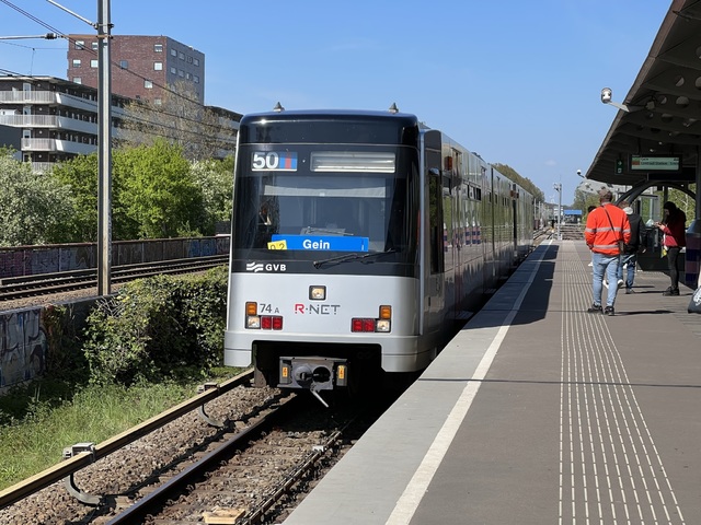 Foto van GVB S3/M4 74 Metro door Stadsbus