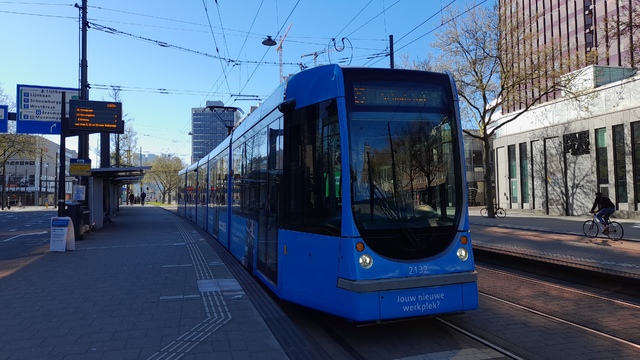 Foto van RET Rotterdamse Citadis 2132 Tram door KalilNieuw2008