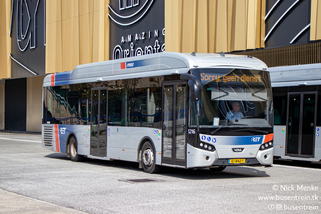 Foto van RET VDL Citea SLE-120 Hybrid 1216 Standaardbus door_gemaakt Busentrein