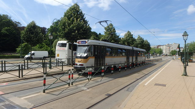 Foto van MIVB Brusselse PCC 7827 Tram door_gemaakt Perzik