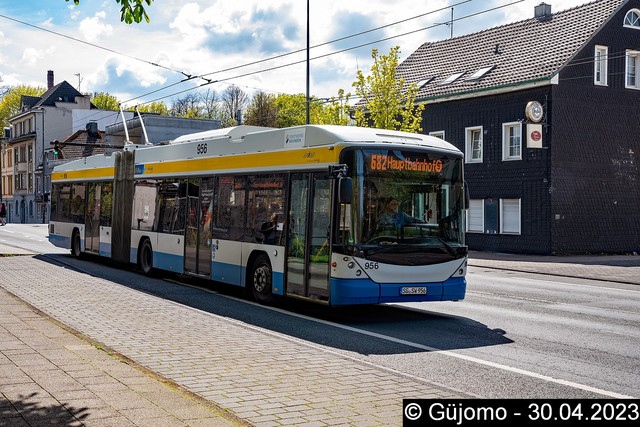Foto van SWS Hess Swisstrolley 956 Gelede bus door_gemaakt Guejomo