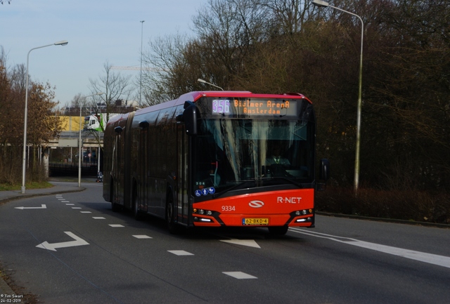Foto van CXX Solaris Urbino 18 9334 Gelede bus door tsov